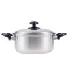 Wahei Freiz 20cm Stainless Steel Pot with Induction and Gas Enzo Tsubame-Sanjo Lid, Compatible, (EM-015)