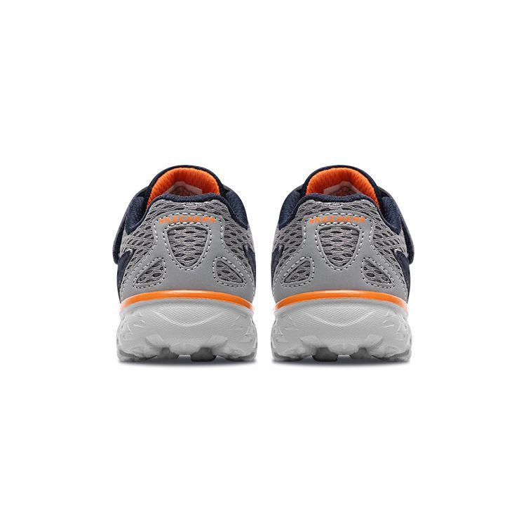 Skechers Go Run 400 Легкие Прочные На Липучках Универсальные Повседневные Низкие Детские Беговые Кроссовки Детские беговые кроссовки Сине-серый 97680N-NVGY