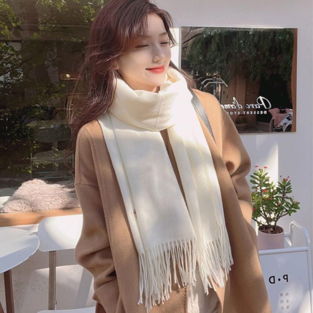 Thickened Imitation Cashmere Scarf Tassel Soft Scarf New Winter Scarf Winter