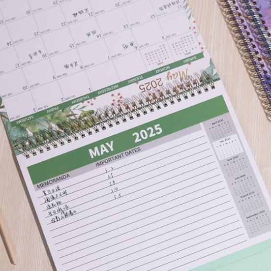 2025 Настольный календарь 12 месяцев Настольный перекидной календарь Настольный календарь Планировщик на каждый день