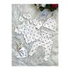 Heart Pattern 5-piece Newborn Baby Girl Hospital Release Set