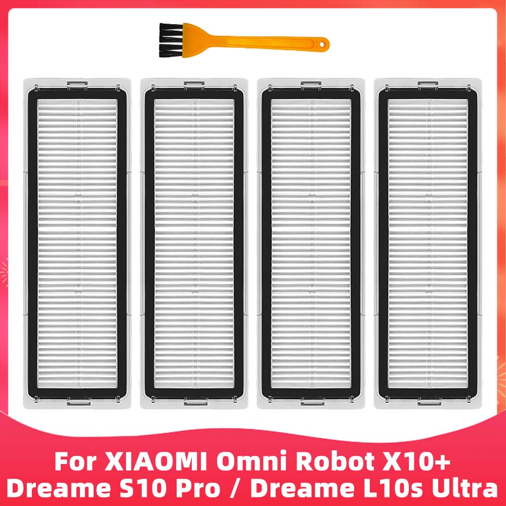 Подходит для ( Xiaomi Mijia Omni Robot X10+ / Dreame S10 Pro / Dreame L10s Ultra SE ) Щетка Фильтр Швабра Пылесборник Аксессуар