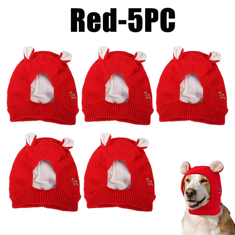 Winter Warm Christmas Dog Hat Cute Animal Costume Headdress for Large Breeds Labrador Golden Retriever Funny Pet Supplies
