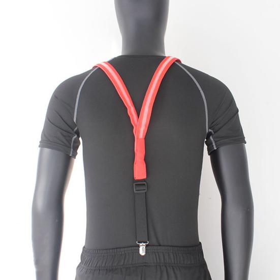 Светящиеся подтяжки для мужчин и женщин, регулируемые Y-образные светодиодные светящиеся подтяжки, неоновые наряды для рейв-вечеринки, бара, селфи, аксессуар для косплея