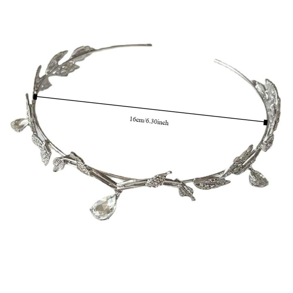 Листья Форма Брови Капля Повязка на Голову Стразы Свадебная Тиара Фея Цепочка на Лоб Подвеска