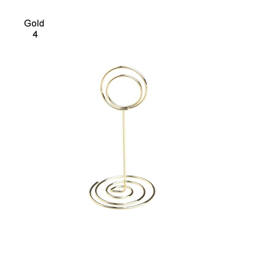 Supplies Paper Clamp Desktop Decoration Place Card Photos Clips Clamps Stand Table Numbers Holder