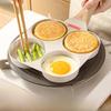 "Non-Stick Maifan Stone Omelette Pan - 4-Hole Mini Breakfast and Pancake Pan"