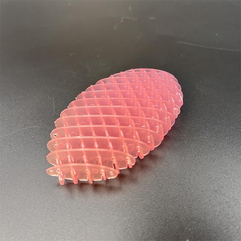 Fidget Worm 3D Printing DIY Stretch Deformation Elastic Net Puzzle Venting Decompression Worm Popit Elastic Net Decompression