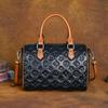 Tote Large Capacity Embossed Shoulder Straddle Vintage Tote Bag