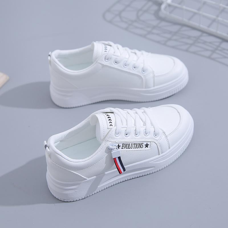 Женские белые туфли Новые весенние женские туфли Универсальные повседневные туфли Суперпопулярные туфли Кроссовки на платформе