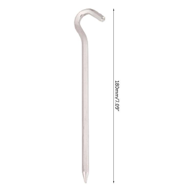 Aluminum Alloy Ground Nails Anchors Tent Accessory For Outdoor Camping Tent Peg