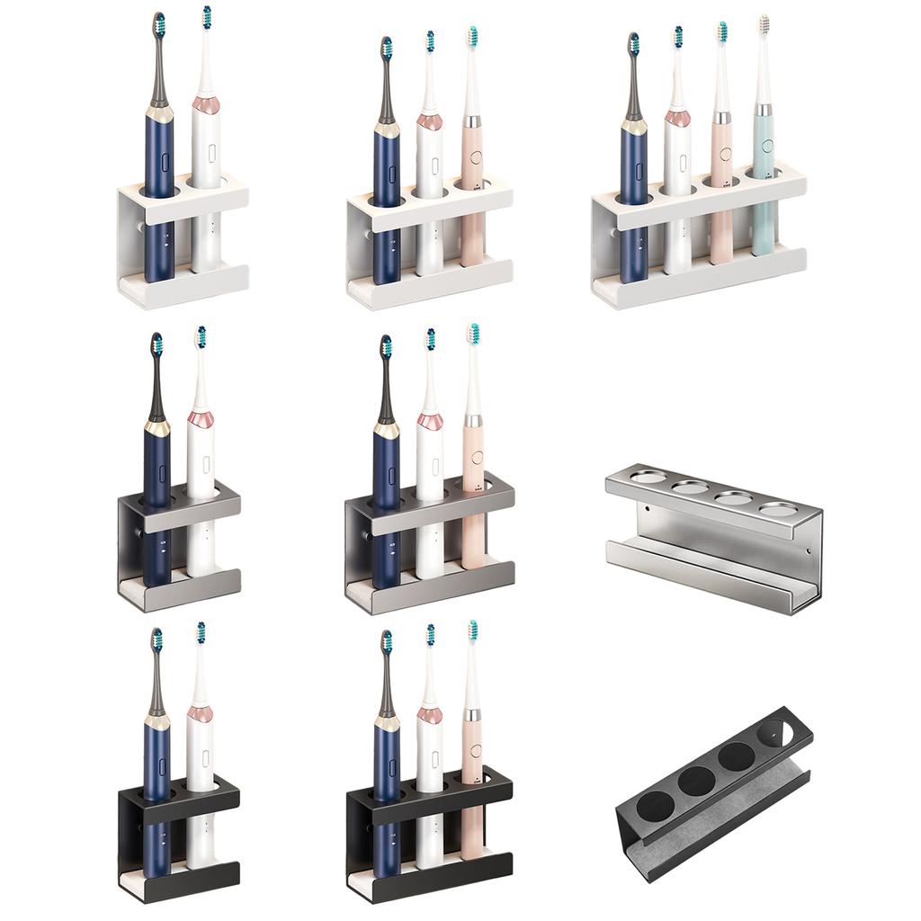 Настенный держатель для зубных щеток с 2/3/4 слотами, органайзер для хранения зубных щеток, вешалка для зубных щеток для ванной комнаты, аптечка
