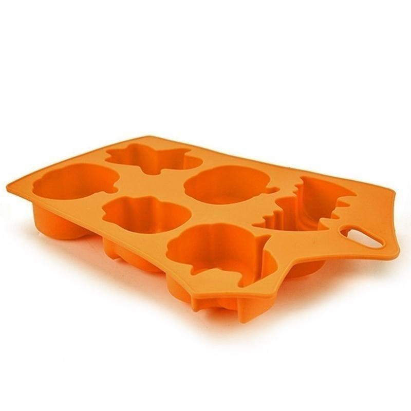 Creative Happy Halloween Home Decor Silicone Pumpkin Cake Mold Kitchen Baking Tool 1 Pc