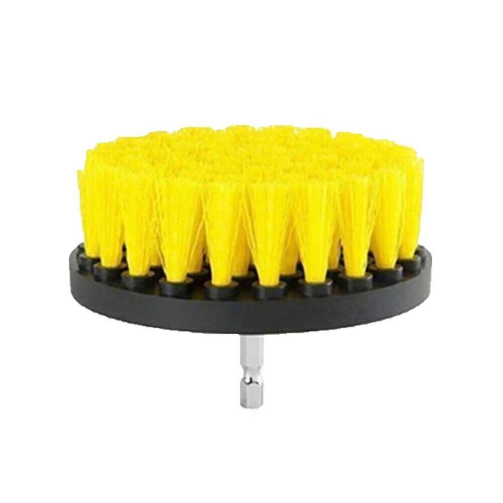 1Pcs Blue Yellow Cleaning Brush Nylon Power Scrubber Brush  Upholstery Sofa Wooden Furniture