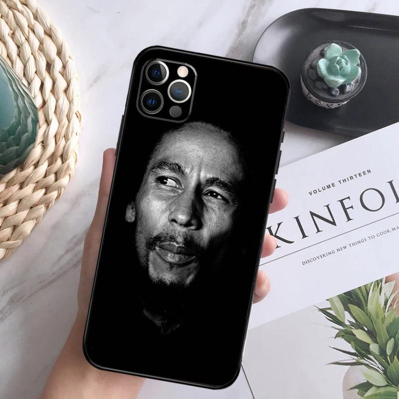 Чехол для телефона Bob Marley для iPhone 16 15 14 13 12 11 Pro Max 12 13 Mini 7 8 16 Plus X XR XS Max