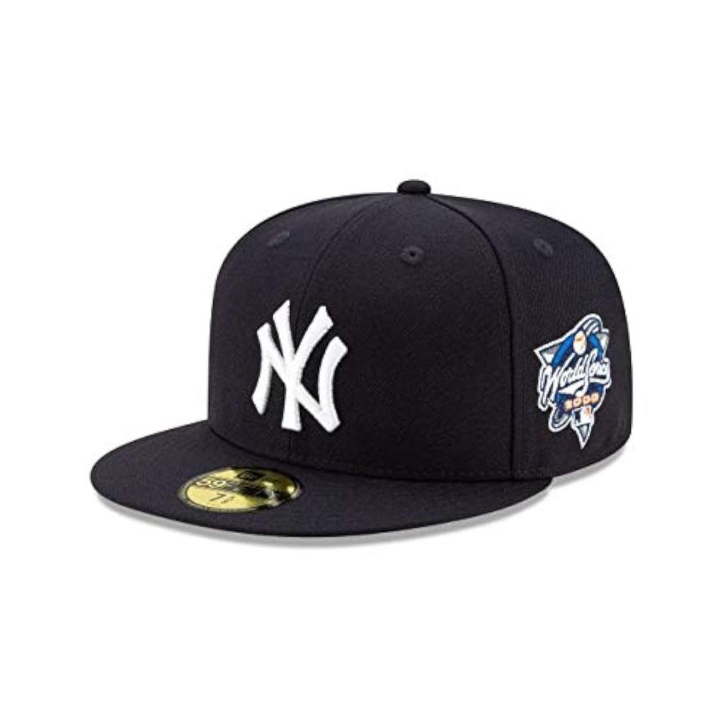 New Era New York Yankees World Series 2000 Collection 59Fifty Fitted Adult US 7 Blue Men's Hat, Navy, Size 5/8, Color