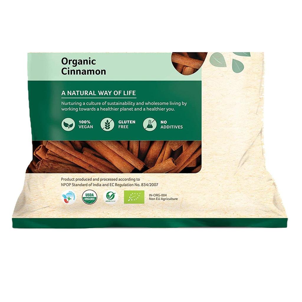 Органическая таттва, органическая безглютеновая корица(Далчини) Цельный / Сабут, 50г