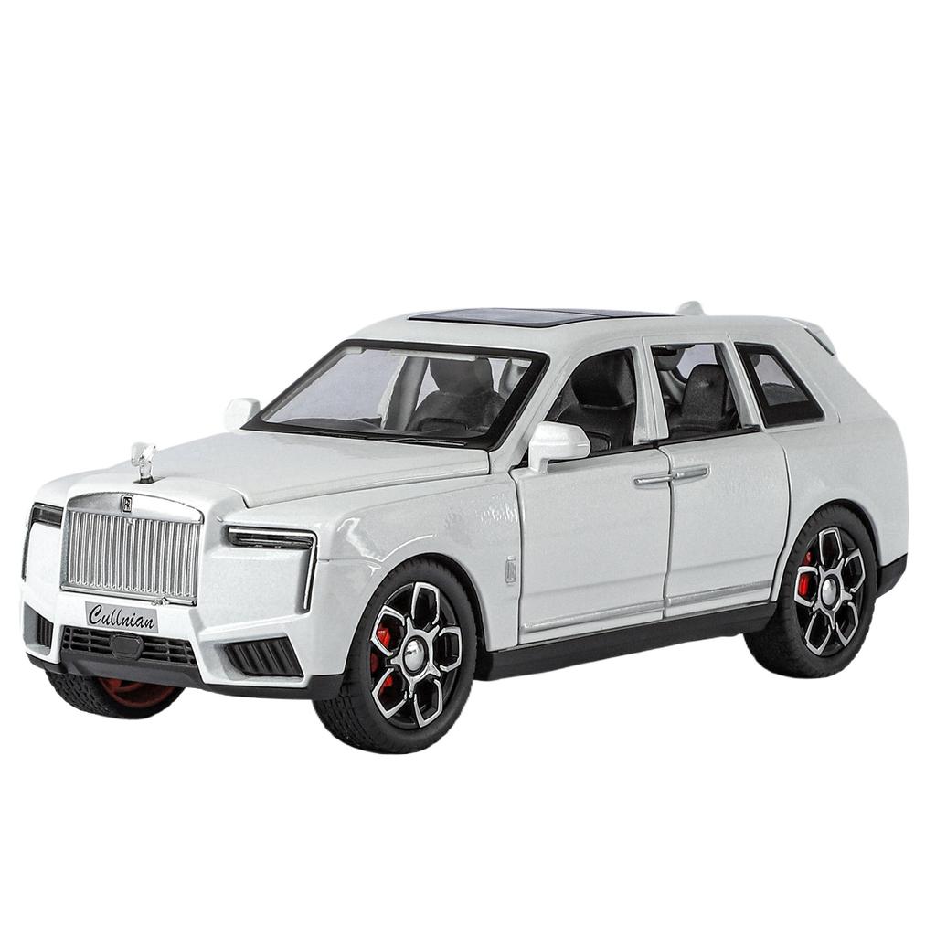 НОВЫЙ 1/32 Модель внедорожника Rolls-Royce Cullinan из сплава, звук и свет, инерционный, детская игрушка, коллекционный, подарок на день рождения