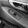 Для Hyundai Sonata 2025 2026 Автомобильный тюнинг Углеродное волокно ABS Подлокотник автомобиля Крышка кнопки стеклоподъемника Отделка панели двери Аксессуары LHD