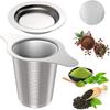 Selinear Tea Strainer, Stainless Steel, Durable, Deep, Ultra-Fine Mesh, Easy To Clean, Dishwasher Safe, for Coffee and Tea, Includes Dual Handles and
