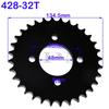 Задняя звезда для мотоцикла 25T/31T/32T/37T/41T/48T, Ведущая звезда цепи 428, 48 мм, Для квадроцикла, багги, UTV, гольф-кара, квадроцикла, Аксессуары