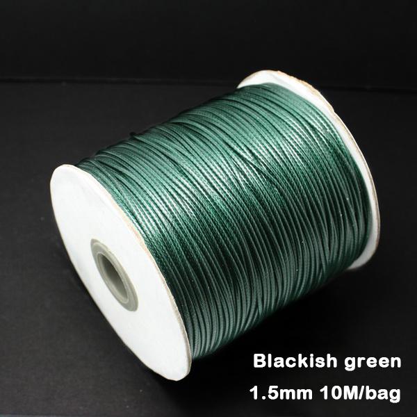 Разноцветные вощеные хлопковые шнуры для макраме, ювелирные бусины, изготовление ювелирных изделий своими руками