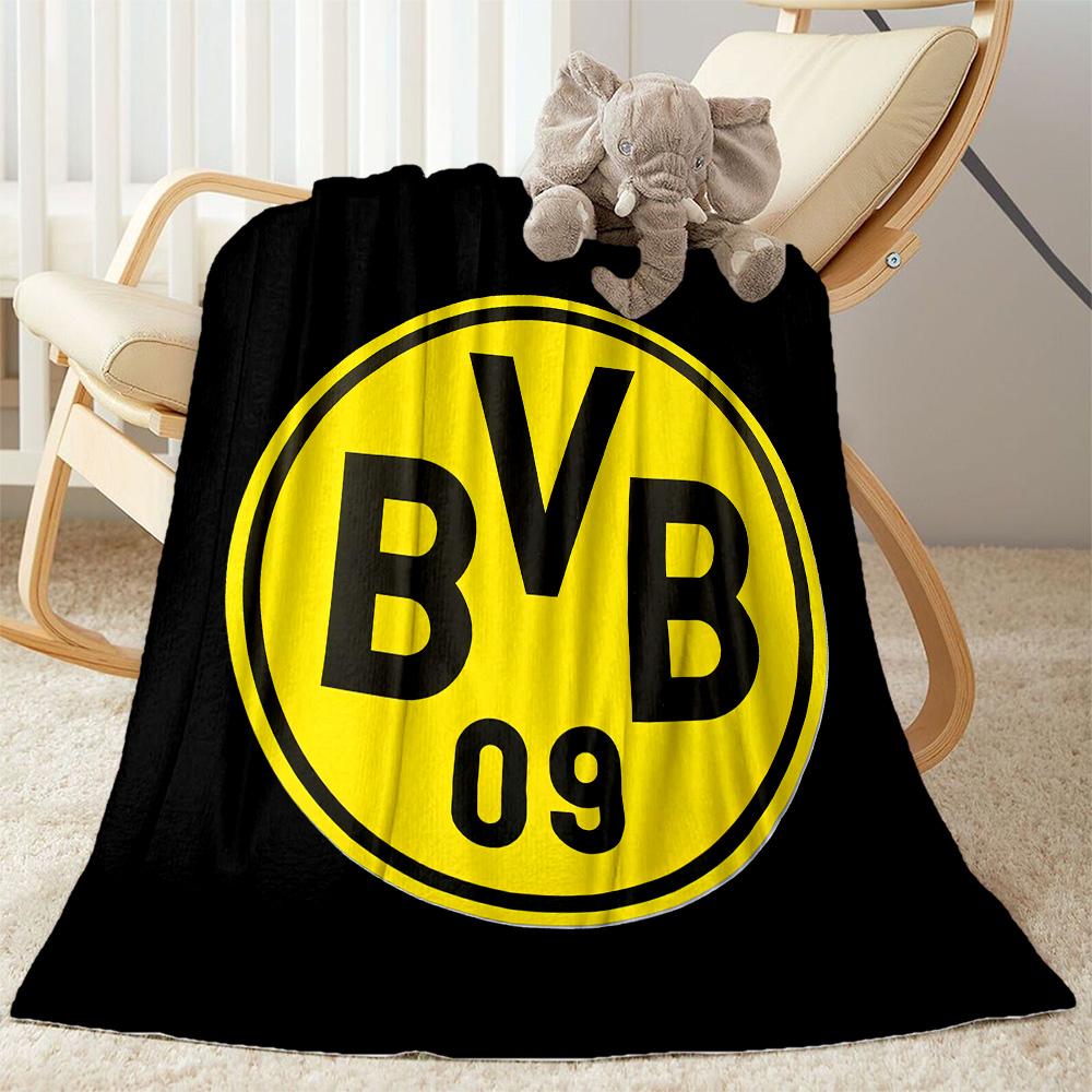 Borussia Dortmund Blanket Soft Warm Cozy Suitable For Bed Couch Office Chair For All Seasons Modern Style Best Holiday Gift For Friends Family