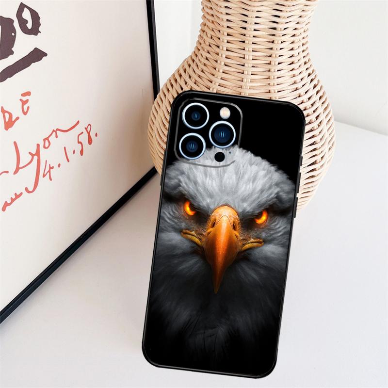 Чехол для телефона с изображением орла, ястреба, птицы, животного для iPhone 16 Pro Max 15 14 13 11 12 17 Pro Max mini 15 16 Plus 16e 17 Air Cover