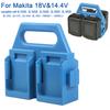 4-слотный держатель для аккумуляторов Makita 18V и 14.4V, портативный и прочный кейс для хранения аккумуляторов, компактный органайзер для ремонтной мастерской