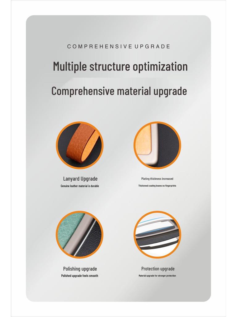 Новый чехол для ключей из натуральной кожи и сплава для моделей Lynk & Co 01, 03, 05, 06