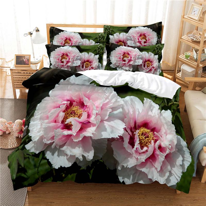 Beautiful Flower Cotton Duvet Cover Bed 150 Quilt Covers Bedding 160x200 Set Comforter Sets 220x240 Couple Double King Size Home