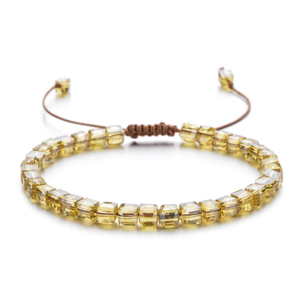 ZMZY Sparking Mixed Glass Crystal Bracelet Rainbow Style Fashion Shinning Charm Bracelets For Women Wedding Jewelry Gift