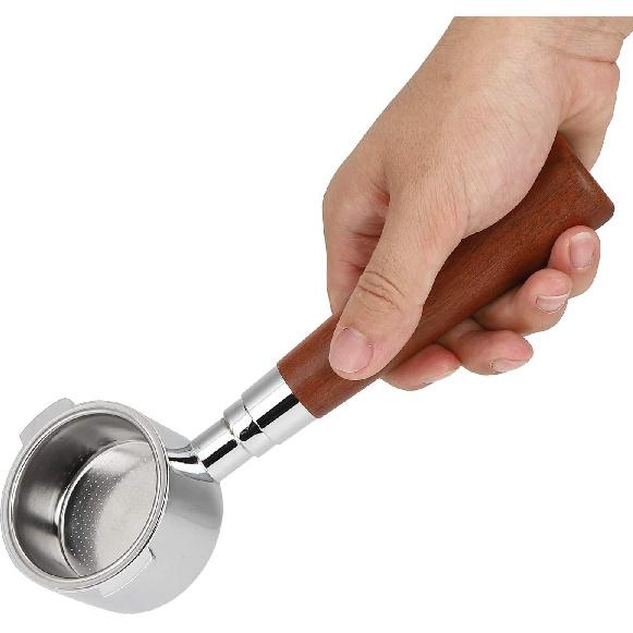 Bottomless Portafilter, Portable 51mm Coffee Bottomless Handle Easy To Use Home Kitchen Bottomless Filter Handle Replacement Accessories for Delonghi