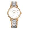 Longines PRESENCE Automatic Water Resistant To 3 Sapphire White Stainless Silver and Men's Watch, ATM, Crystal, Dial, Steel, Gold, L4.921.1.12.7