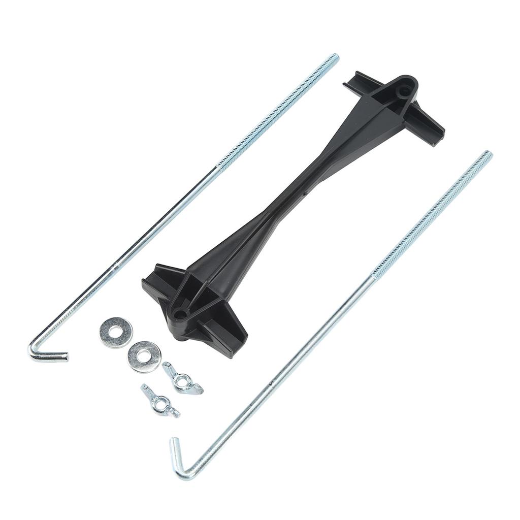 7in Battery Clamp 10in Hold Down Bolts Nuts Kit J Hook Universal Automobile Accessories