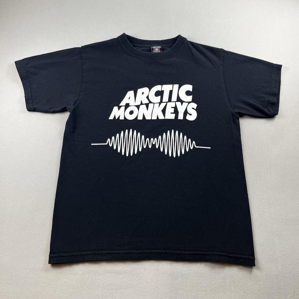 Футболка Arctic Monkeys Мужская Маленькая Черная Волна AM Рок-группа Музыкальный Концертный Тур