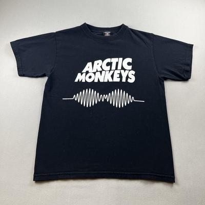 Футболка Arctic Monkeys Мужская Маленькая Черная Волна AM Рок-группа Музыкальный Концертный Тур