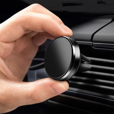 Универсальный круглый магнитный автомобильный держатель для мобильного телефона, вентиляционное отверстие, подставка, кронштейн, аксессуары для телефонов