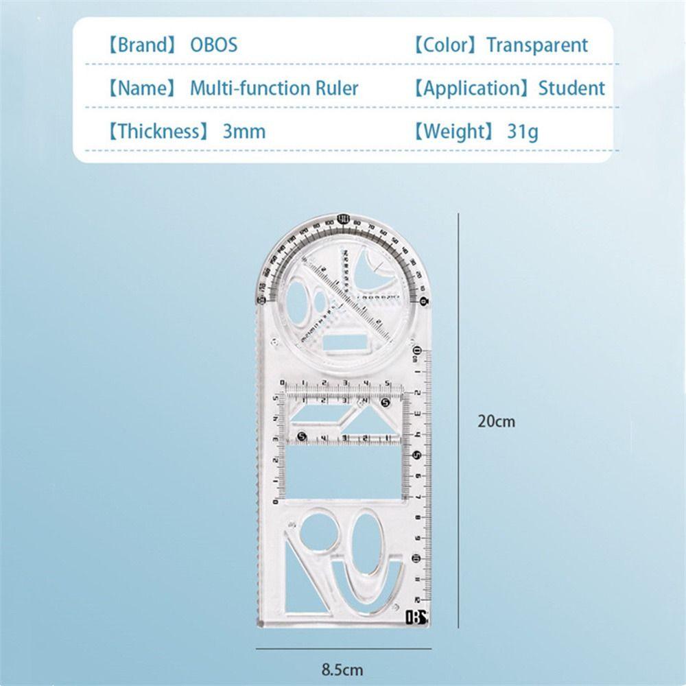 Drawing Rulers Geometric Ruler Mathematics Drawing Template Mathematics Ruler  Student Use