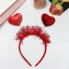 Fashion Sequin Heart Headbands Headwear Hair Band Costume Accessories