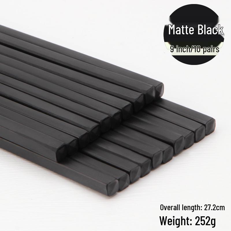 Colorful Disinfected Melamine Chopsticks for Hotels, Restaurants, and Fast Food