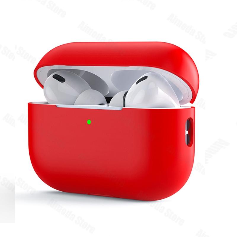 Чехол для Airpods Pro 2 Силиконовый Сплошной Беспроводной Чехол для Наушников Для Apple Air Pod Pro2 2-го Поколения Защитный Корпус