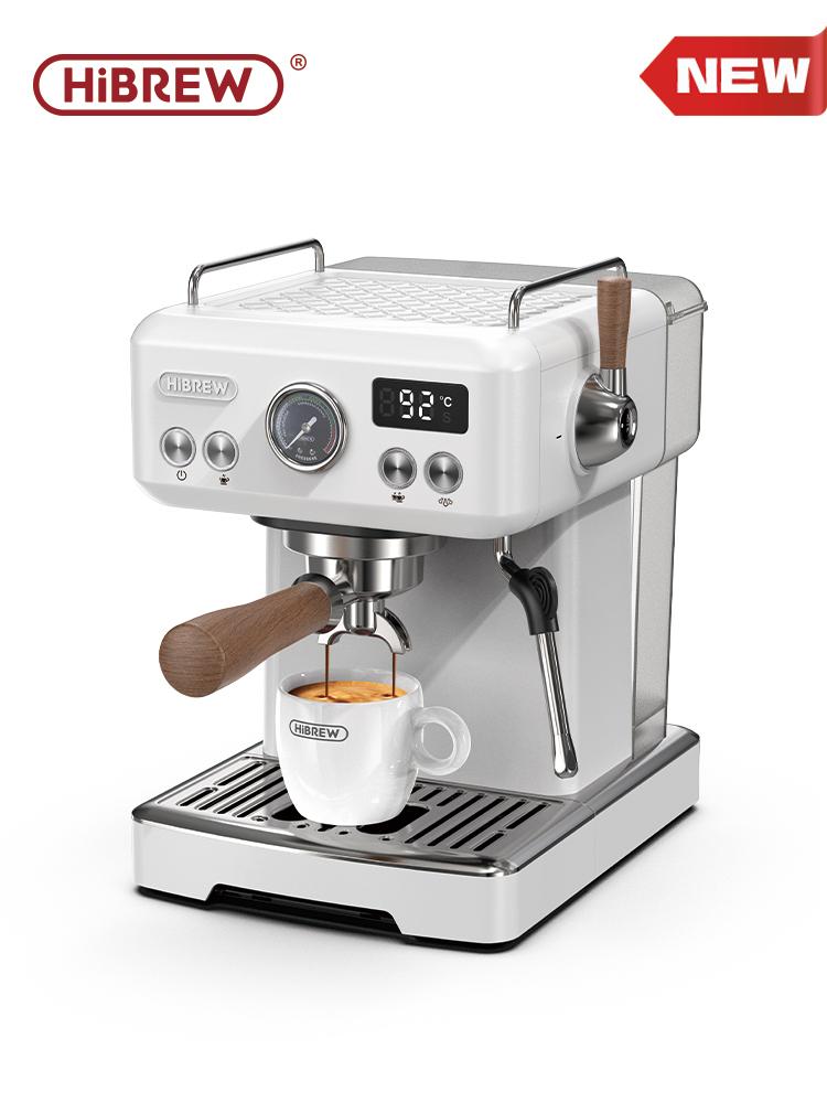 HiBREW H10 Plus Espresso Coffee Machine, 20Bar Semi-Automatic Coffee Maker, Fast Heating, Temperature Control, Steam Frother for Cappuccino Latte