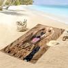 American Cocker Spaniel Print Beach Towel, Large Soft Quick Dry Towel for Beach Camping Swimming