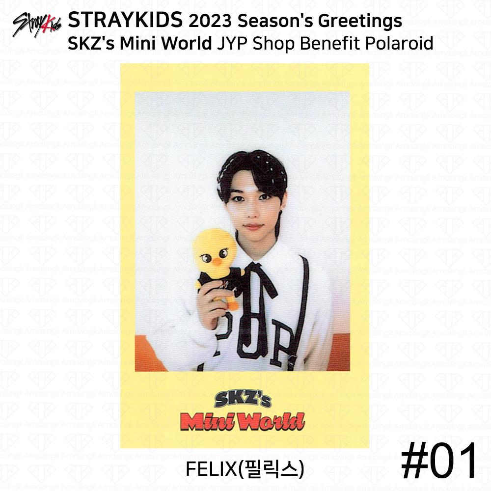 Stray Kids 2023 Новогодние поздравления Селфи Фотокарточка 4cut Photo JYP Shop Benefit