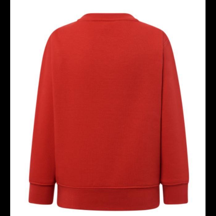 Sweat enfant - Rouge - Footballeur - 35% coton - 65% polyester - Manches longues