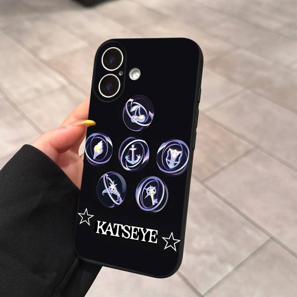 K-KATSEYE Music Phone Case For IPhone 16 17 Air 15 14 13 12 11 Pro Max 16E Plus Fundas