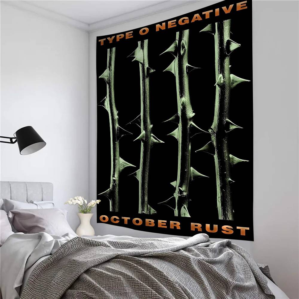 Rock Band Type O Negative Красочный Гобелен Настенный Подвесной Подвесной Таро Хиппи Настенные Ковры Декор Стены Комнаты в Общежитии