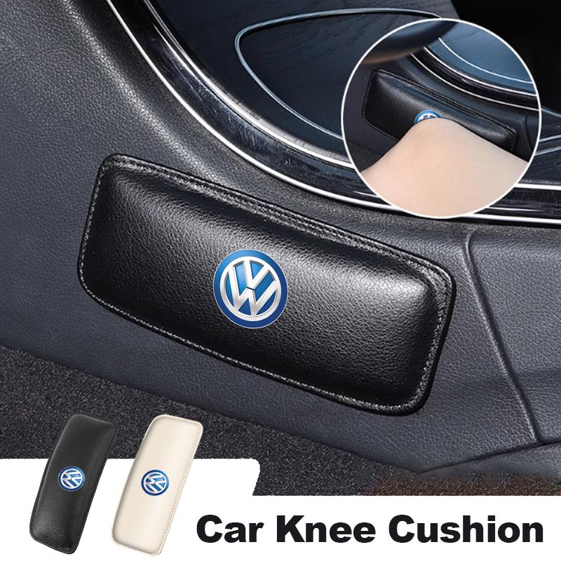 Car Knee Cushion Soft Leather Car Door Elbow Rest Cushion For VW Scirocco Jetta Beetle Golf Passat GTI Tiguan Sharan Touran zi9 zi9