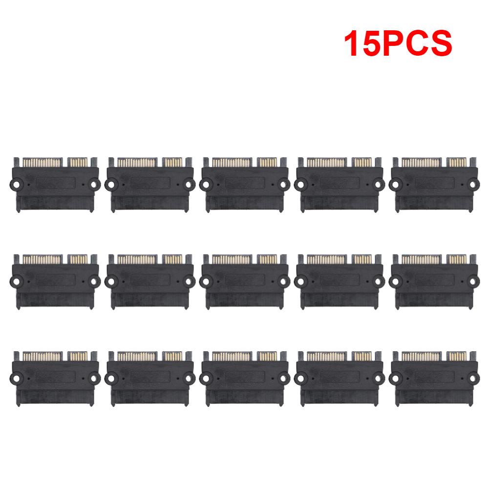 1-20PCS SATA Male To Female Power Data Converter 22Pin 7+15 Male To Female SATA To SATA Converter SATA To SATA Adapter